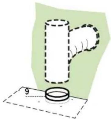 DE DIETRICH DHD498XE1 - USCITA ARIA VERSIONE ASPIRANTE - 1