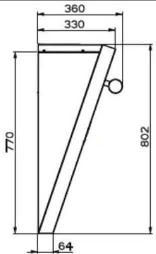 DE DIETRICH DHD498XE1 - Platzbedarf - 2