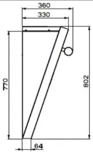 DE DIETRICH DHD498XE1 - Encombrement - 2