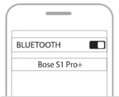 BOSE S1 Pro - Conectar um dispositivo Bluetooth - 2