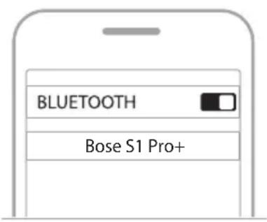 BOSE S1 Pro - Conectar un disposativo Bluetooth - 2