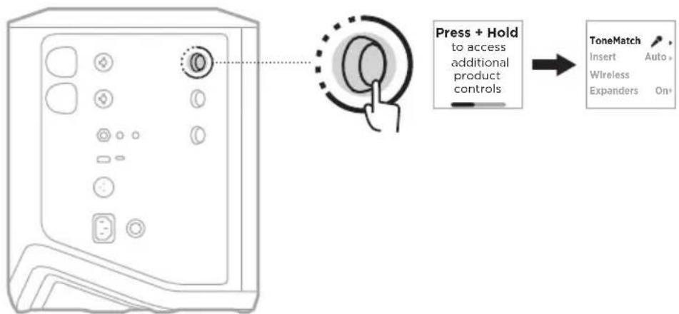 BOSE S1 Pro - ACTIVAR/DEACTIVAR LA FUNCIONALIDAD DE TRANSMISOR INALÁMBRICO - 1