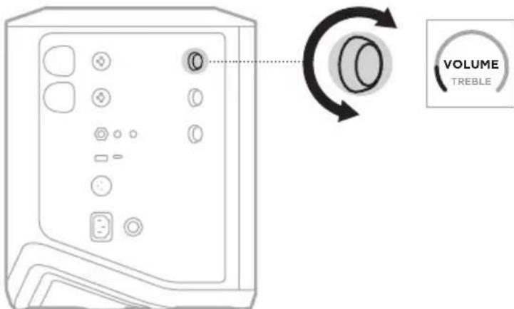BOSE S1 Pro - Äenvoimakkuudens sätäminen - 1