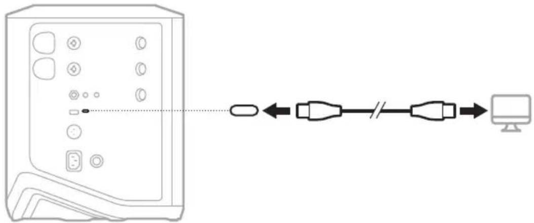 BOSE S1 Pro - Het systemd op uw computer aansluten - 1