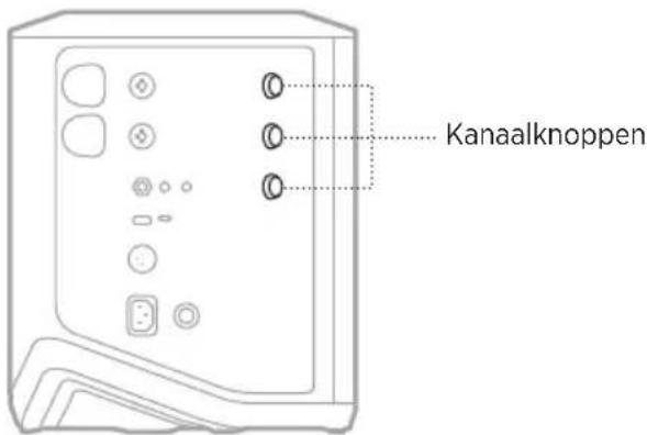 BOSE S1 Pro - KANAALVOLUME, HOGE TONEN, LAGE TONEN EN REVERB AANPASSEN - 1