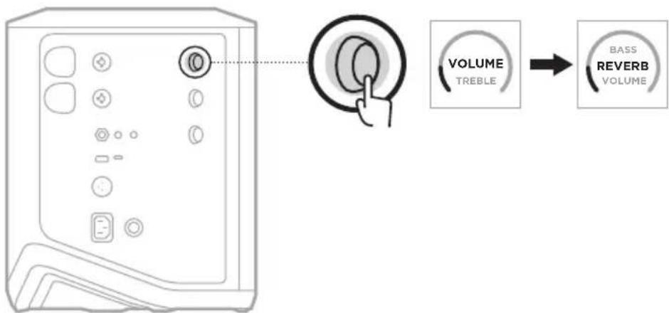 BOSE S1 Pro - Adjust reverb (Channels 1 and 2 only) - 1