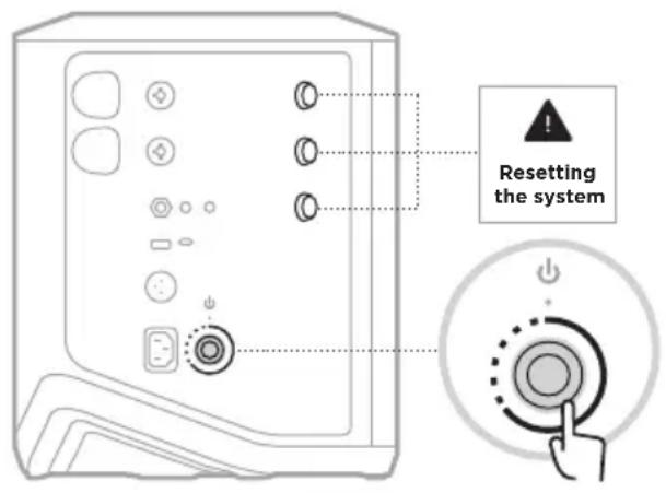 BOSE S1 Pro - ESEGUIDE UN RESET DEL SISTEMA - 1