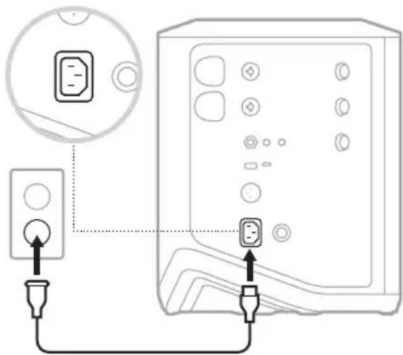BOSE S1 Pro - TILSLUT SYSTEMET TIL LYSNETTET - 1