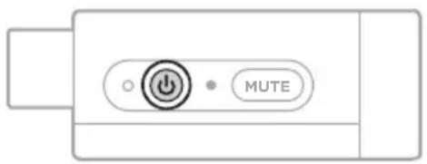 BOSE S1 Pro - MISE SOUS/HORS TENSION D'UN ÉMETTEUR- RÉCEPTEUR SANS FIL - 1