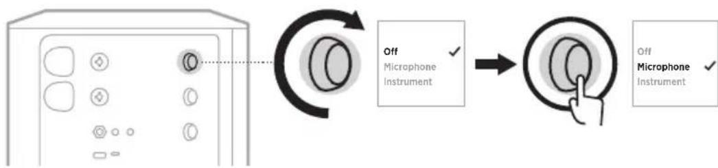 BOSE S1 Pro - Vælg ToneMatch-forudindstillinger (kun kanal 1 og 2) - 2