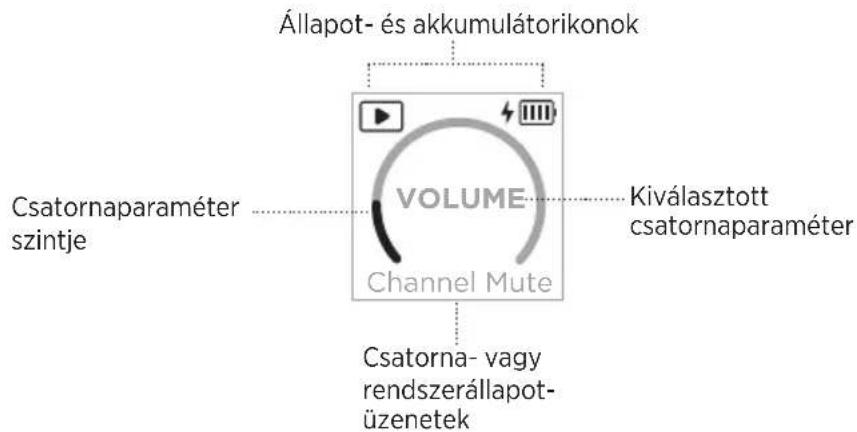 BOSE S1 Pro - A csatornakijelzok tartalmának ertelmezese - 1