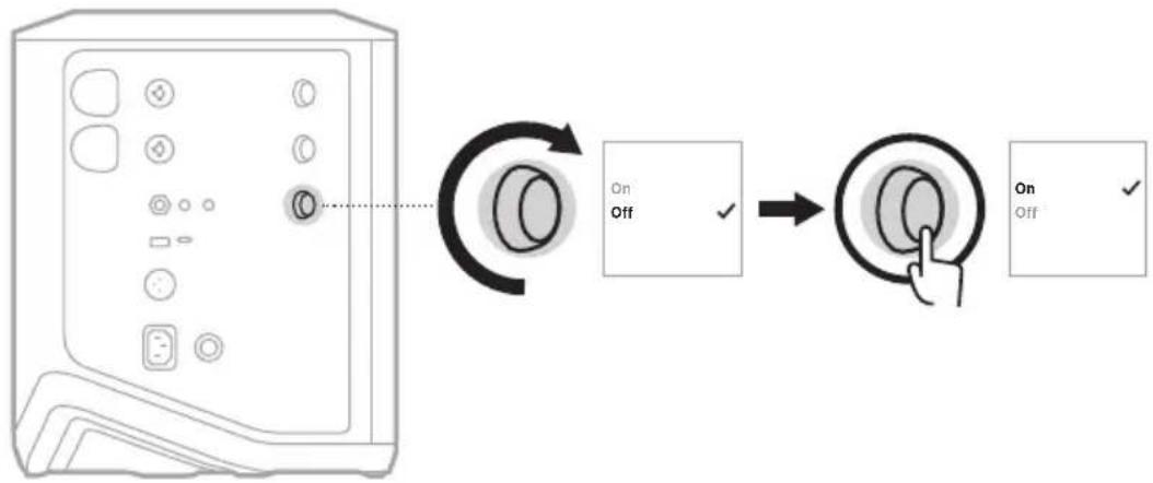 BOSE S1 Pro - De modus Live Stream in- of uitschakelen - 3