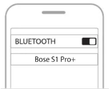 BOSE S1 Pro - Ansluta en Bluetooth-enhet - 2