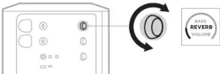 BOSE S1 Pro - Justera reverben (endast kanal 1 och 2) - 2