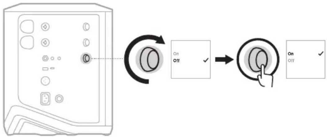 BOSE S1 Pro - Aktivér/deaktiver Live Stream-tilstand (Livestream) - 3