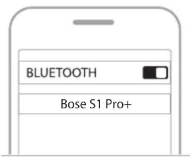 BOSE S1 Pro - Łaczenia z urzadzeniem Bluetooth - 2