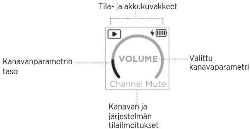 BOSE S1 Pro - Kanavanäytöjen lukeminen - 1
