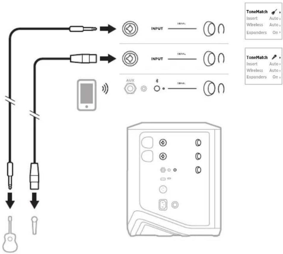 BOSE S1 Pro - Aktivér/deaktiver kanalindsætningsfunktionen - 2