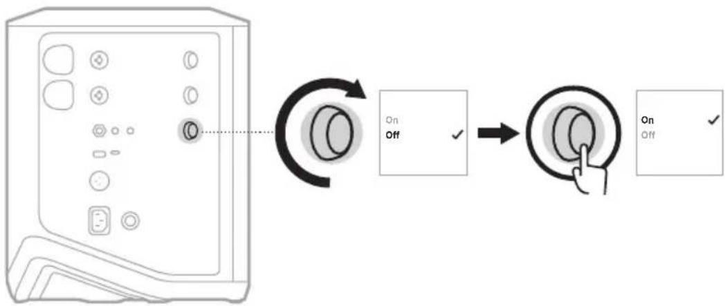 BOSE S1 Pro - Abilitare o disabilitare l'impostazione Sub EQ - 3