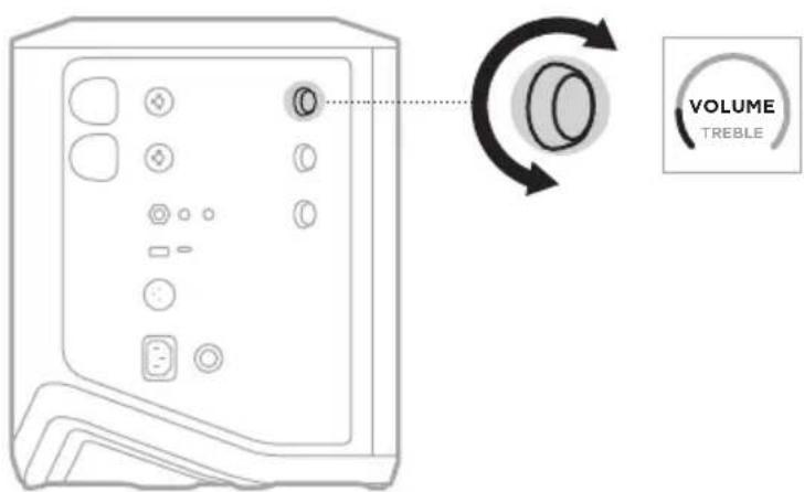BOSE S1 Pro - Justera volymen - 1