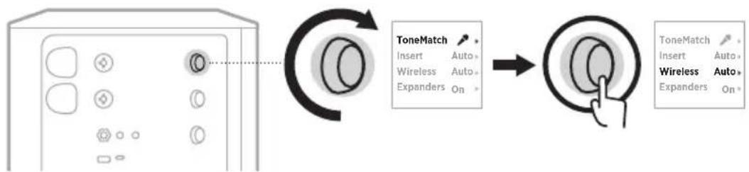 BOSE S1 Pro - FUNCTIONALITEIT VOOR DRAADLOZE ZENDERS IN- OF UITSCHAKELEN - 2