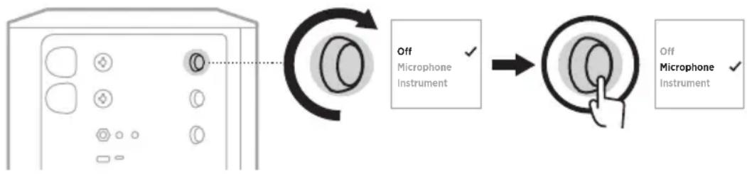 BOSE S1 Pro - Wybieranie ustawien wstepnych ToneMatch (tylko kanafty 1 i 2) - 2