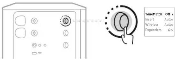 BOSE S1 Pro - Annullare un preset ToneMatch personalizzato - 2