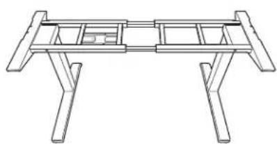 FELLOWES Levado - SCHRITT 1B - Nur erforderlich, wenn die Tischplatte nicht 160 cm breit ist - 3