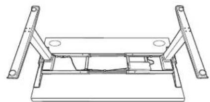 FELLOWES Levado - ÉTAPE 1B - Uniquement nécessaire si la table ne mesure pas 1600 mm (63 po) de large - 1
