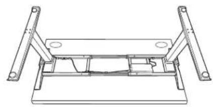 FELLOWES Levado - SCHRITT 1B - Nur erforderlich, wenn die Tischplatte nicht 160 cm breit ist - 1