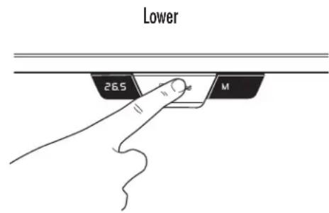 FELLOWES Levado - RESET THE CONTROL UNIT TO FACTORY SETTINGS - 3