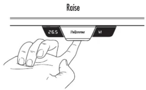FELLOWES Levado - RESET THE CONTROL UNIT TO FACTORY SETTINGS - 2