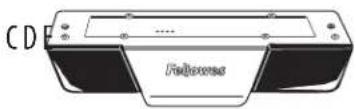 FELLOWES Levado - CZESCI ZNAJDUJACE SIE W ZESTAWIE - 2