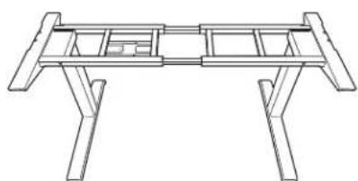 FELLOWES Levado - ÉTAPE 1B - Uniquement nécessaire si la table ne mesure pas 1600 mm (63 po) de large - 3