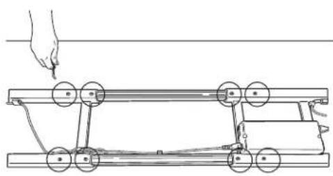 FELLOWES Levado - SCHRITT 1B - Nur erforderlich, wenn die Tischplatte nicht 160 cm breit ist - 2