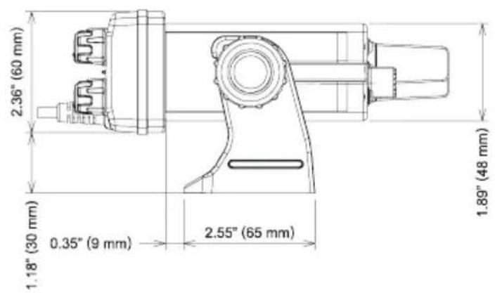 Standard Horizon Eclipse DSC GX1000S - GX1000S DIMENSIONS - 3