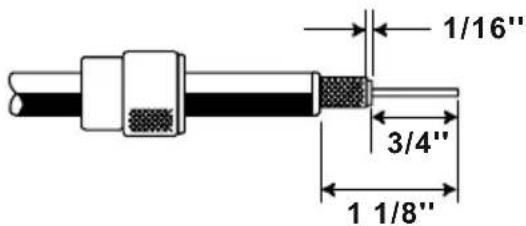 Standard Horizon Eclipse DSC GX1000S - CABLE COAXIAL - 1