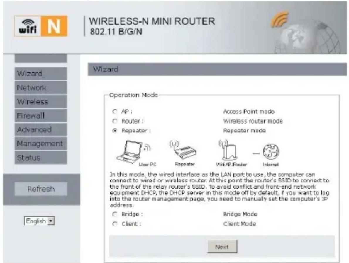 Envivo ENV1266 - Mode répéteur - 2