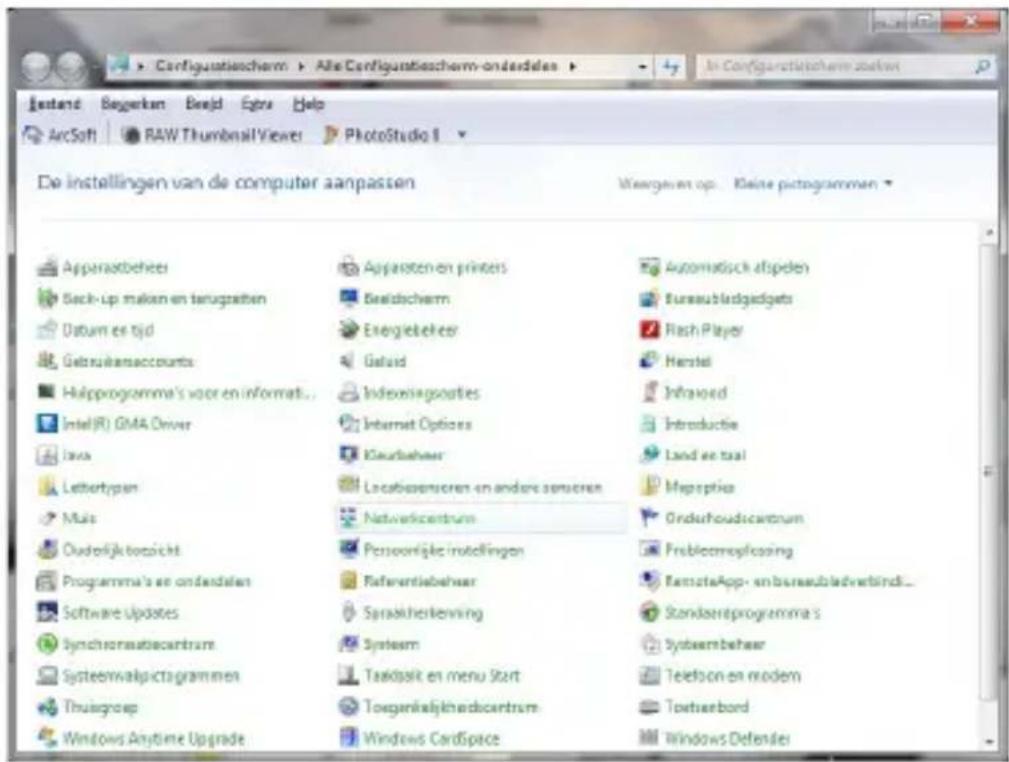 Envivo ENV1355 - Ouvrez le Panneau de configuration - 1