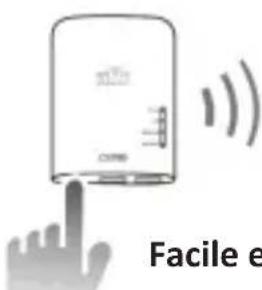 Envivo ENV1355 - Configuration automatique de la connexion Wi-Fi à un répéteur avec bouton WPS (Seulement en mode répéteurs sans fil) - 1