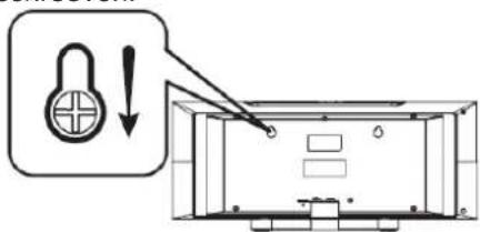 Soundmaster DISC5000 - Schroeven: Installeren van het apparaat: - 7