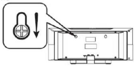 Soundmaster DISC5000 - Driving screws: Installing the unit: - 6