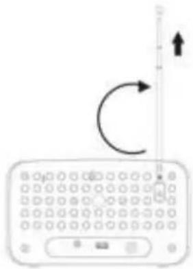 Soundmaster UR190 - Utilizzare l'antenna - 1