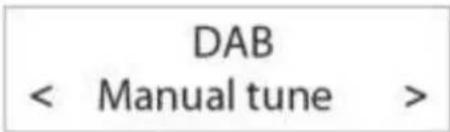 Soundmaster UR190 - Manual tune (Sintonizzazione manuale) - 1