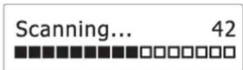 Soundmaster UR190 - Scanning for DAB stations - 1