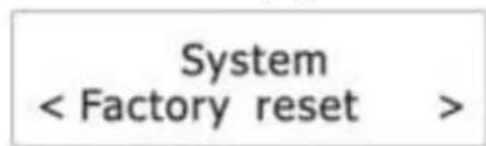 Soundmaster UR190 - Réinitialisation des réglages d'usine - 1