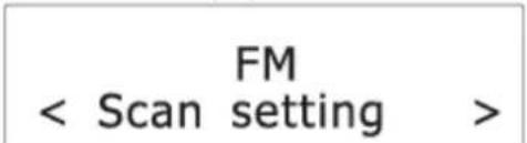 Soundmaster UR190 - Scan setting - 1