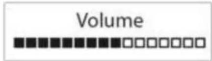 Soundmaster UR190 - Het volume bedienen - 1