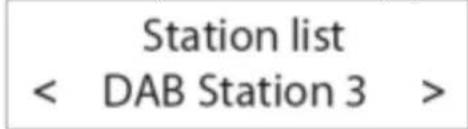 Soundmaster UR190 - Tuning to a DAB station - 1