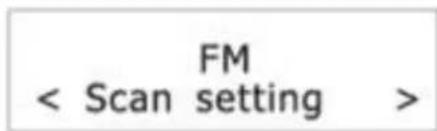 Soundmaster UR190 - Impostazioni di scansione - 1